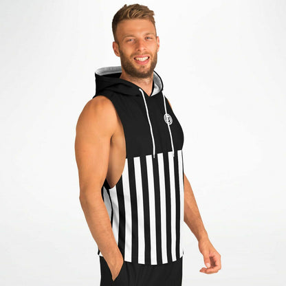 Maris Equi Referee Drop Men's Armhole Cotton Blend Hoodie