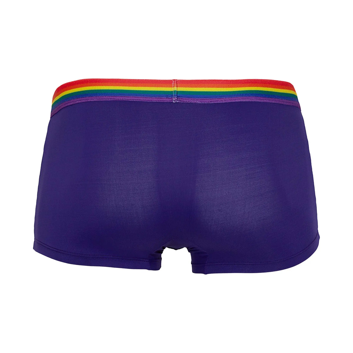 Purple daddy ddg011 boxer briefs with rainbow-striped elastic waistband for comfortable everyday wear