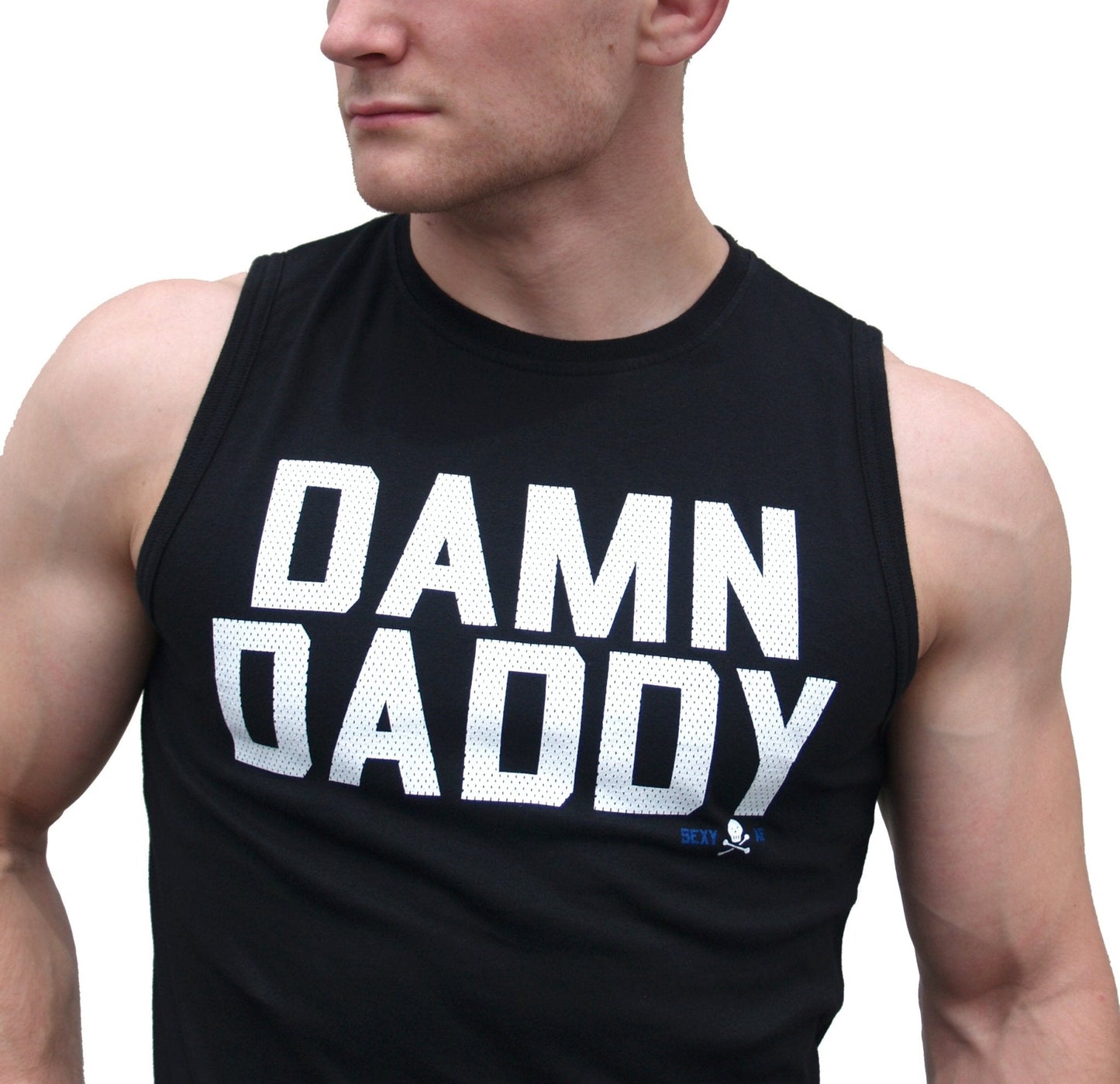 Ajaxx63 Daddy Graphic Sleeveless T-Shirt - Athletic Fit