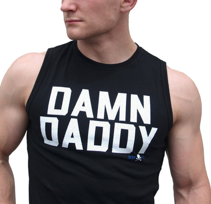 Ajaxx63 Daddy Graphic Sleeveless T-Shirt - Athletic Fit