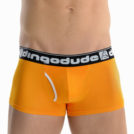 Dingodude Trunk-Unterhose aus Bambusfaser, Orange, DD02OR, Größe L