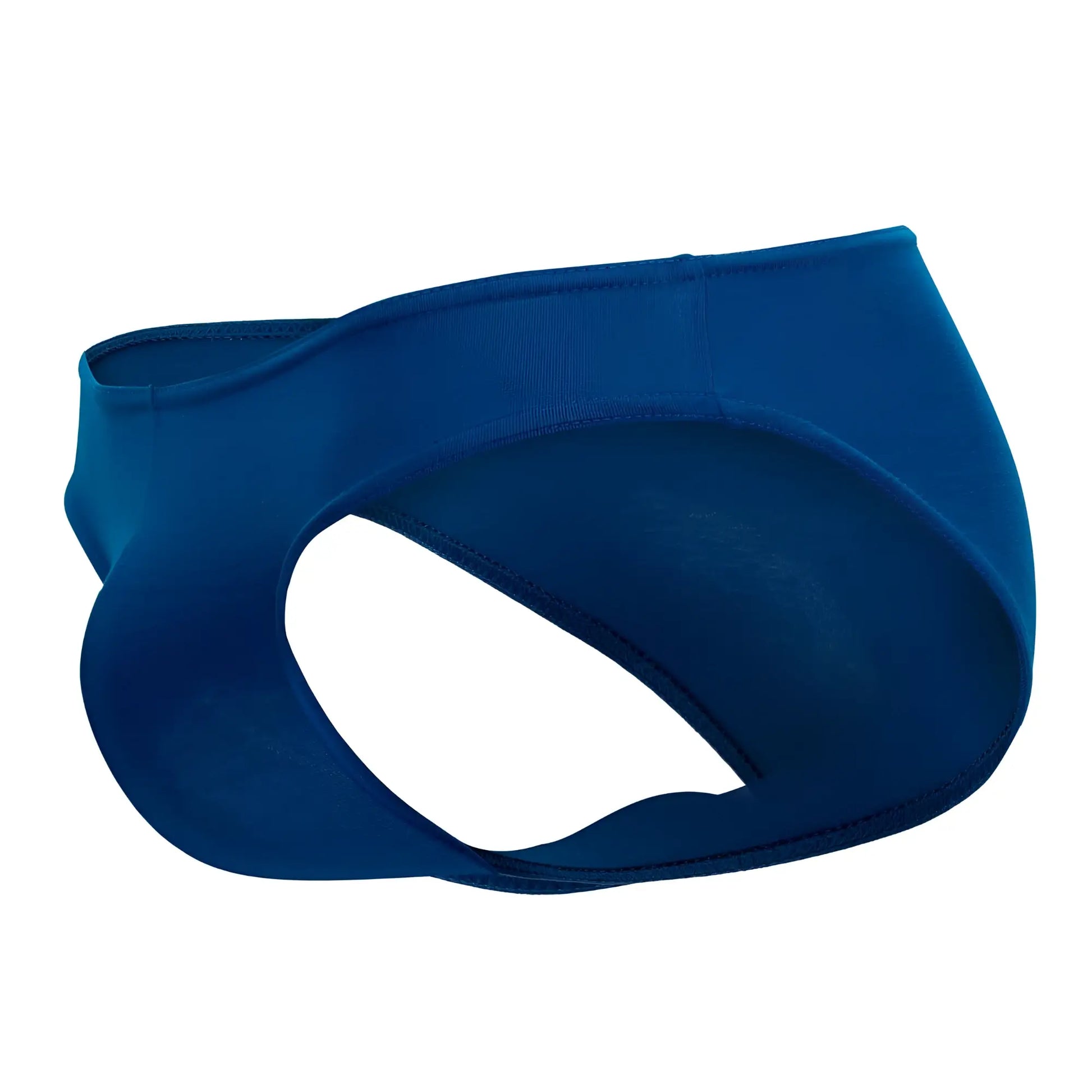 Doreanse 1281-blu hang-loose briefs in solid royal blue seamless fabric with contoured design