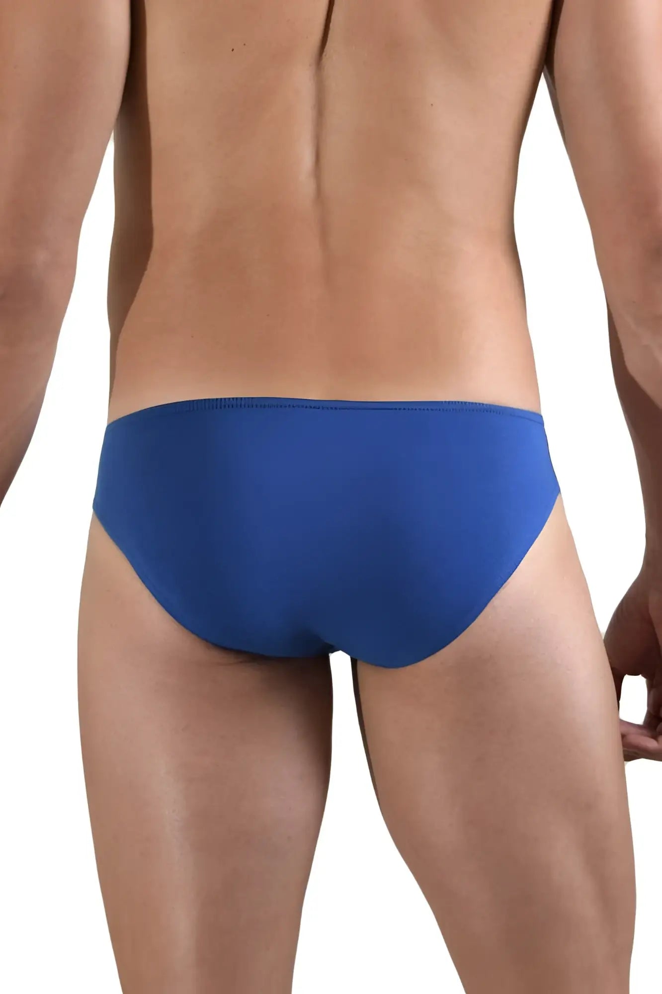Doreanse 1281-BLU hang-loose briefs in solid royal blue with a smooth, form-fitting design for comfortable wear