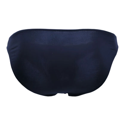 Navy blue Doreanse 1281-NVY hang-loose bikini brief made of stretch fabric with a smooth seamless design
