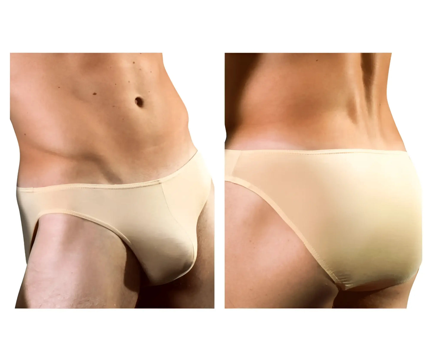 Beige seamless briefs doreanse 1281-tan with smooth form-fitting design in tan color for comfortable wear
