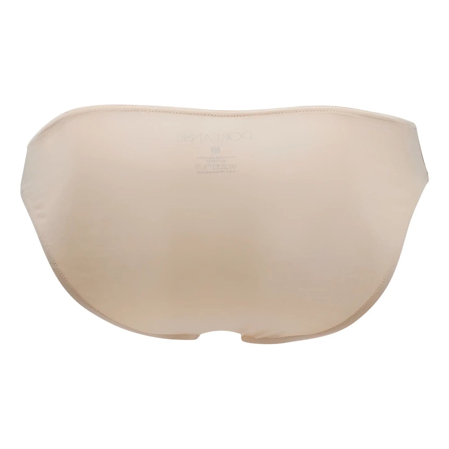 Doreanse 1281-TAN hang-loose bikini brief in tan with smooth stretchy fabric and seamless beige finish