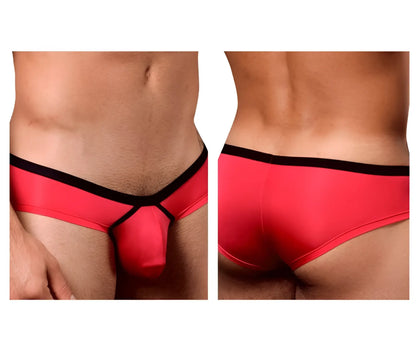 Doreanse 1377-FUC boost cheeky brief in fuchsia featuring a sleek, form-fitting design for men