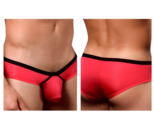 Doreanse 1377-FUC boost cheeky brief in fuchsia featuring a sleek, form-fitting design for men