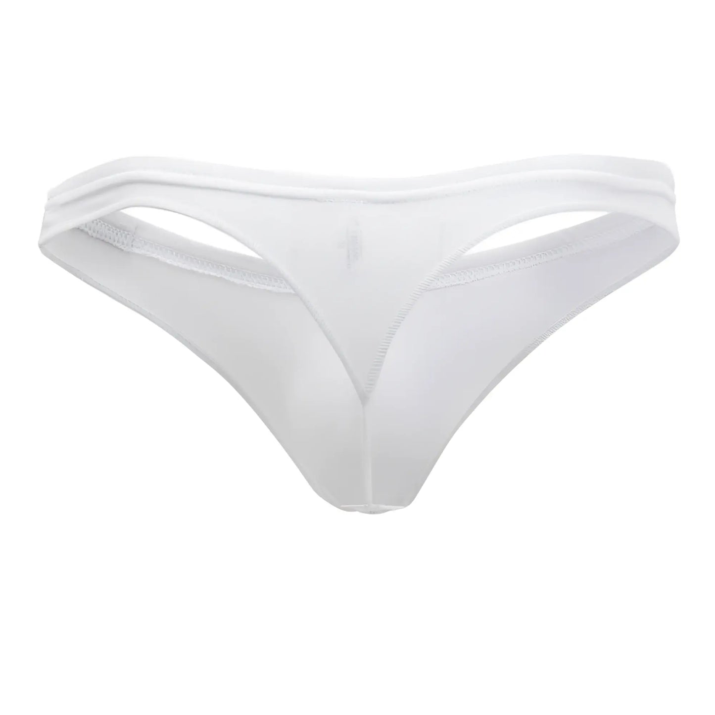 White doreanse 1392-wht euro thong made of smooth stretchy fabric with a seamless minimalist design