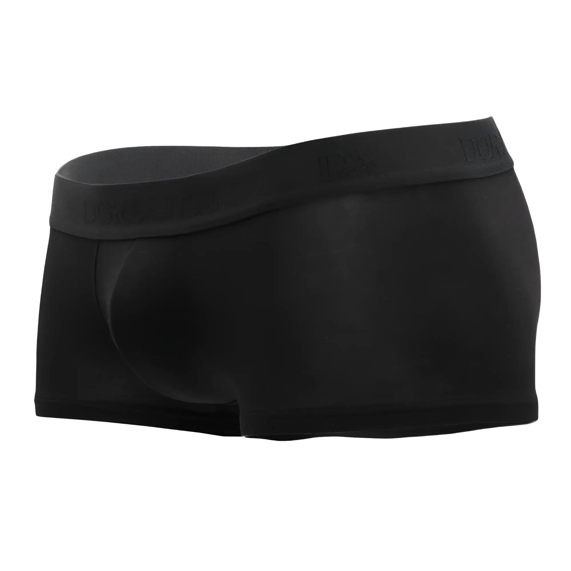 Black doreanse 1760 blk low-rise trunk men’s briefs with smooth form-fitting fabric and elastic waistband with branding