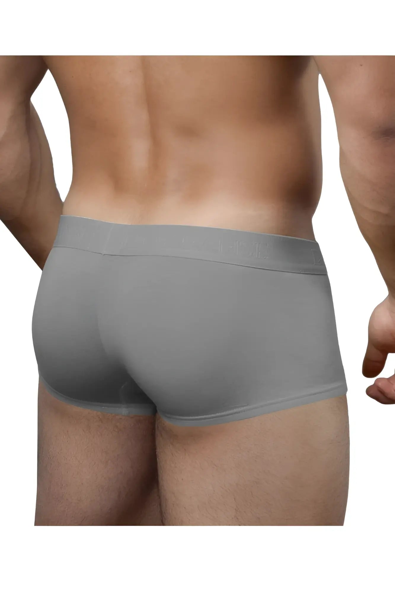 Doreanse 1760-GRY low-rise gray men’s briefs with smooth form-fitting design and subtle elastic waistband