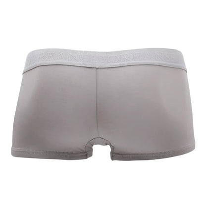 Gray men’s low-rise briefs doreanse 1760-GRY with subtle textured urban decay waistband for comfortable daily wear