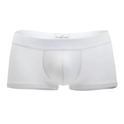 White men’s low-rise briefs by Doreanse with smooth fabric and classic design in white color