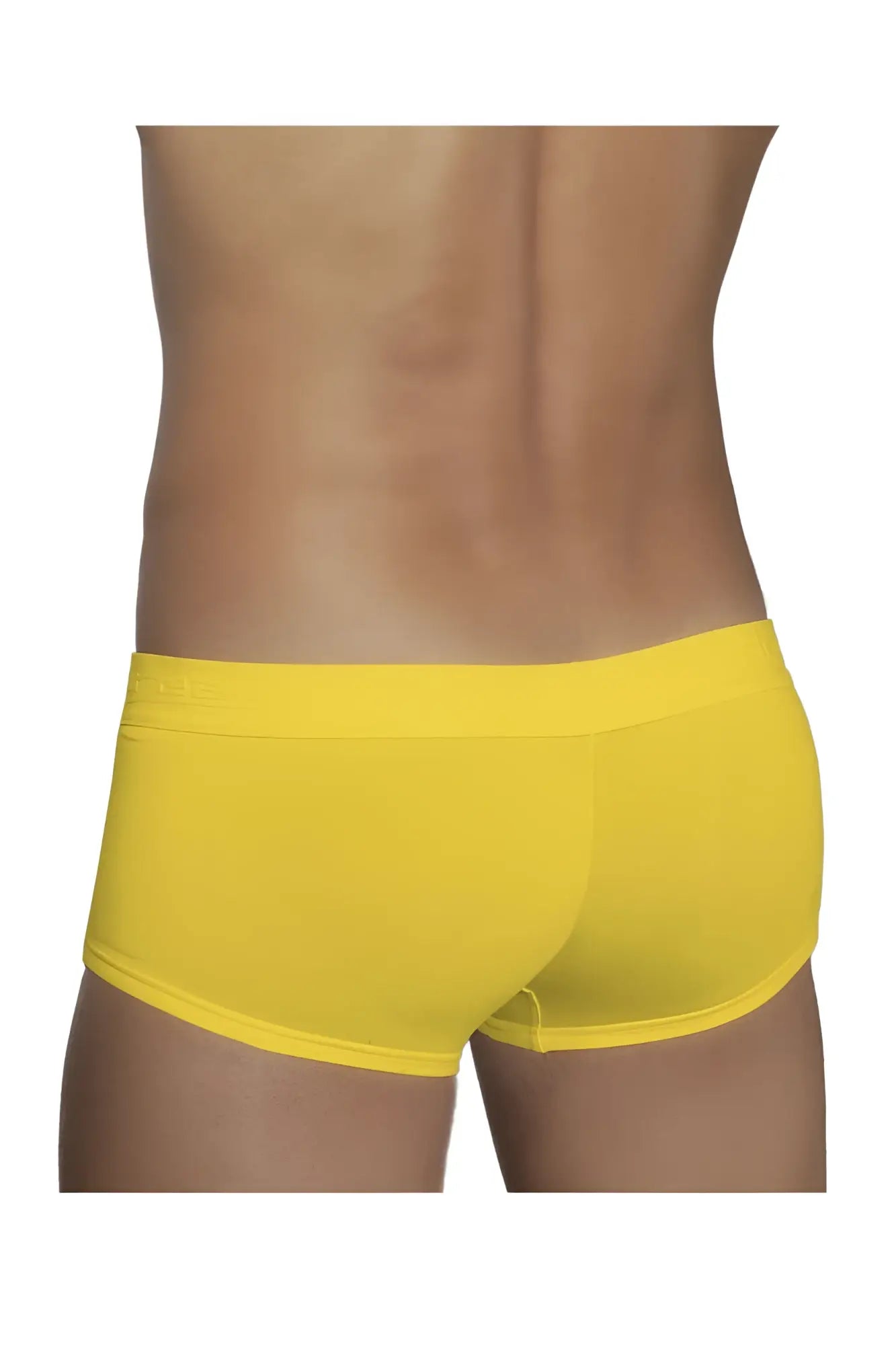 Doreanse 1760-YLW low-rise yellow men’s briefs with a smooth form-fitting design in bright yellow color