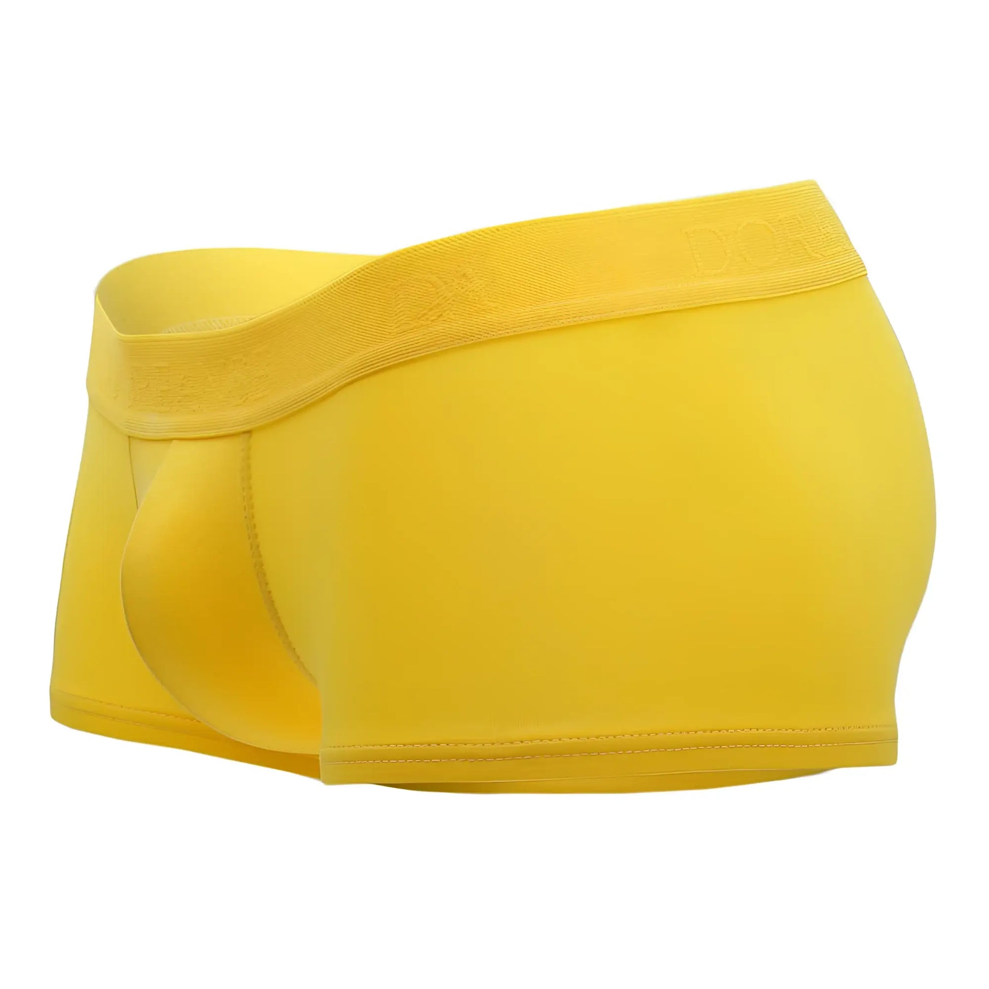 Doreanse 1760-YLW low-rise trunk yellow men’s briefs with smooth seamless fabric and elastic waistband