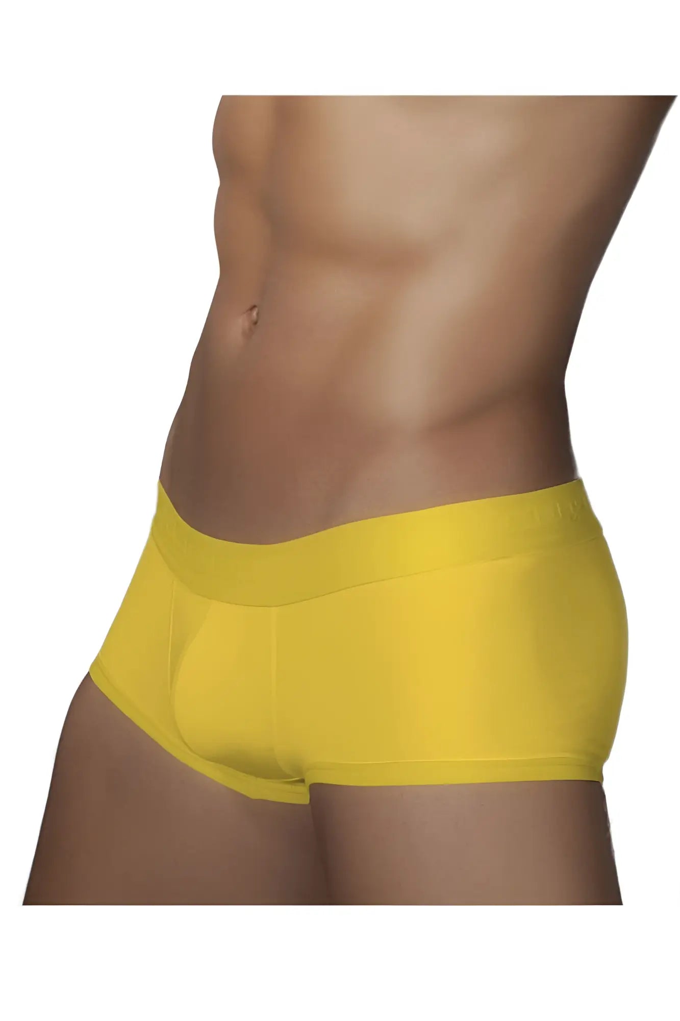 Doreanse 1760-YLW yellow low-rise men’s briefs with smooth texture and snug elastic waistband fit