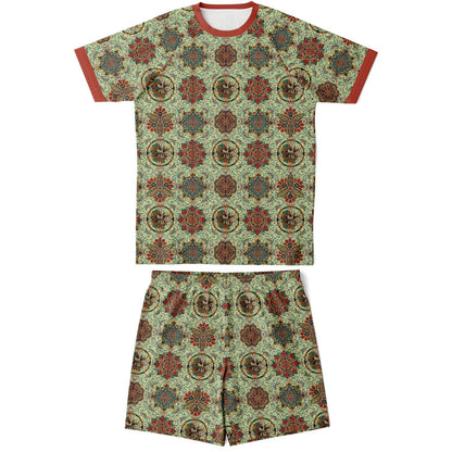 Maris Equi Mosaic Print Shorts and Top Set For Men