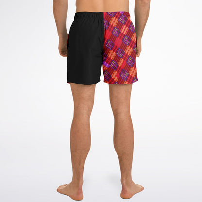 Maris Equi Red Tartan Men's Swim Shorts