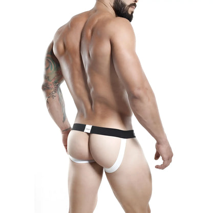Black and white Edipous EDE002 jockstrap athletic briefs with sleek minimalist design for active wear