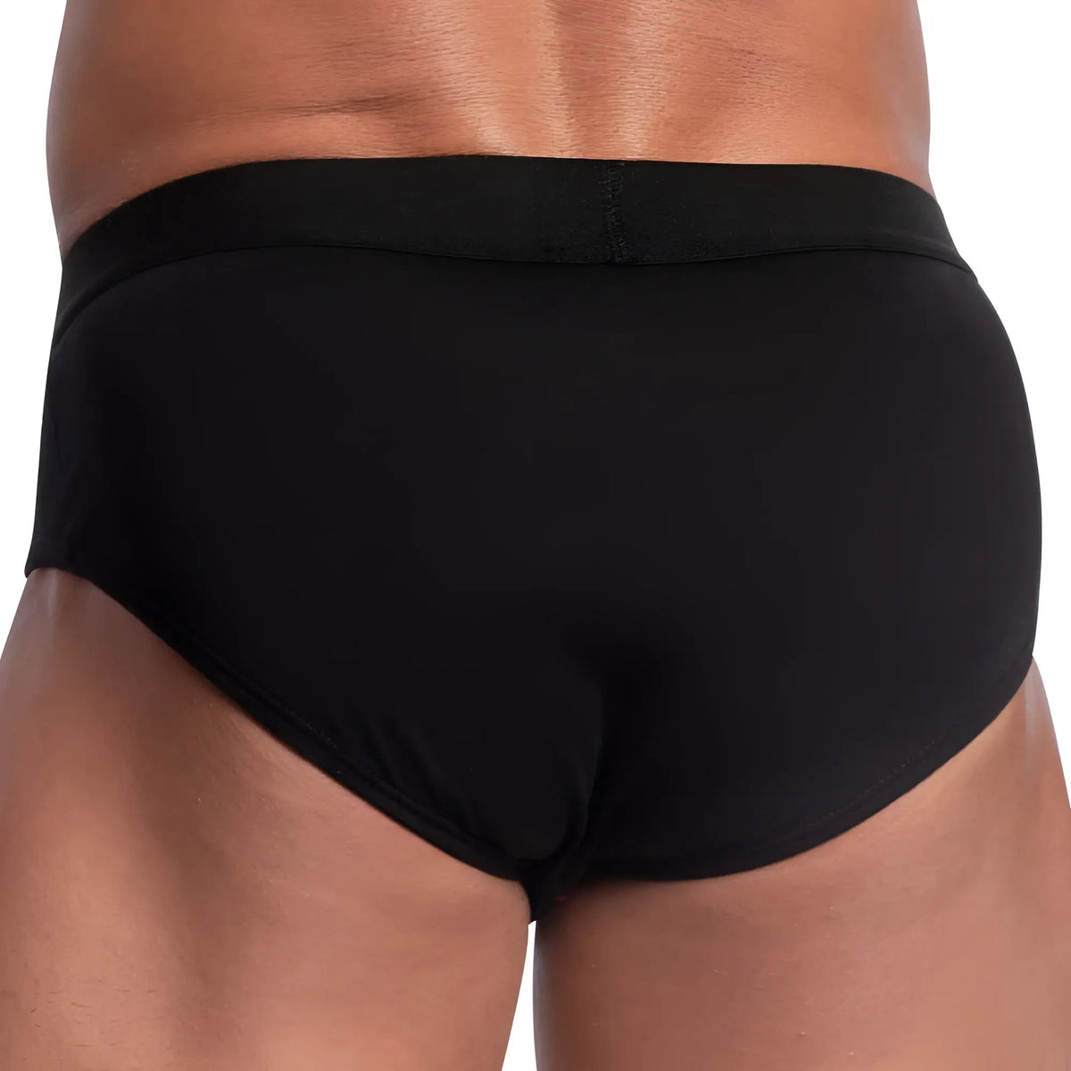Black edipous edj019 bikini brief with smooth form-fitting design and elastic waistband for comfortable wear
