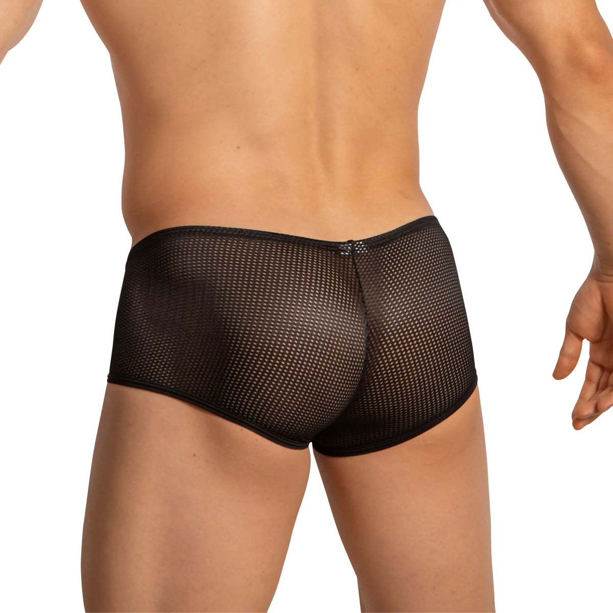 Edipous EDJ022 brief black mesh briefs with snug form fitting design for comfortable everyday wear