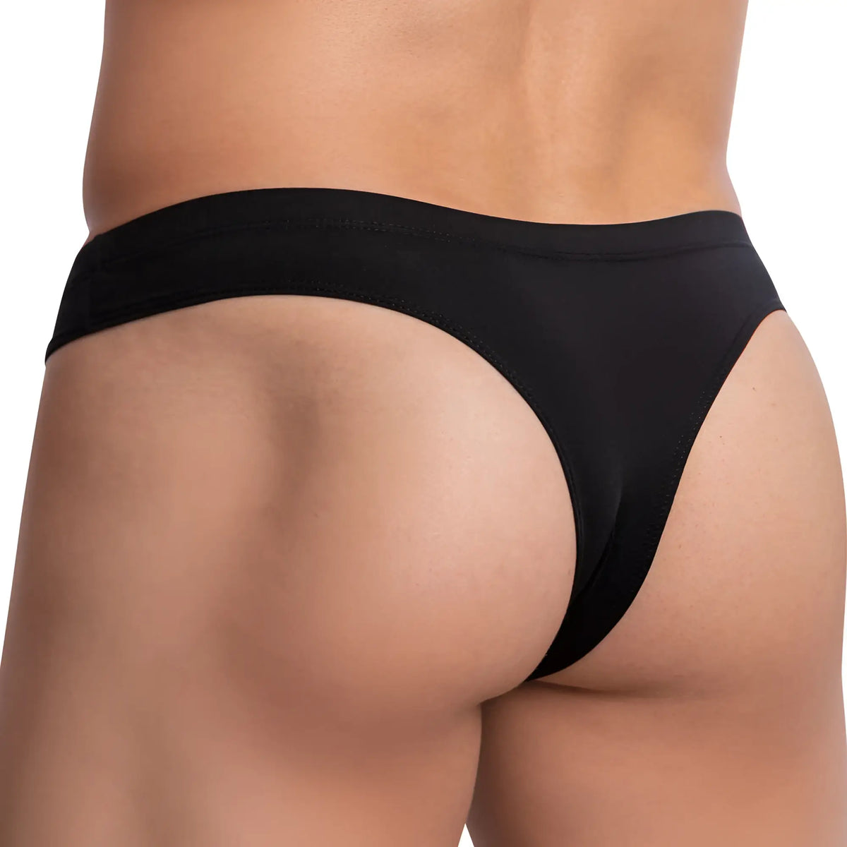 Black Edipous EDK022 thong made of smooth stretchy fabric with a snug fit and minimalistic design