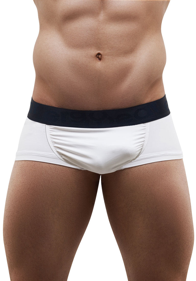 Boxer Ergowear Feel XV sous-vêtement blanc/bleu marine EW0626 EPFE05W taille S