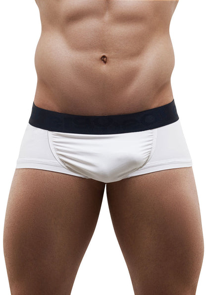 Boxer Ergowear Feel XV sous-vêtement blanc/bleu marine EW0626 EPFE05W taille S