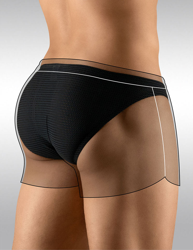 Short de sport Ergowear Built In Feel Bikini Mesh Underwear Noir EW1064 EGSFS9B Taille L