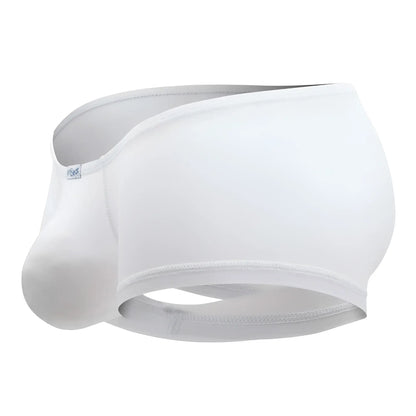 Ergowear EW1167 X4D white men’s briefs with a smooth form-fitting design and subtle stitching details in front