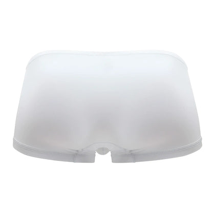 ErgoWear ew1167 x4d white sheer mesh briefs with smooth seamless design and elastic waistband front side view