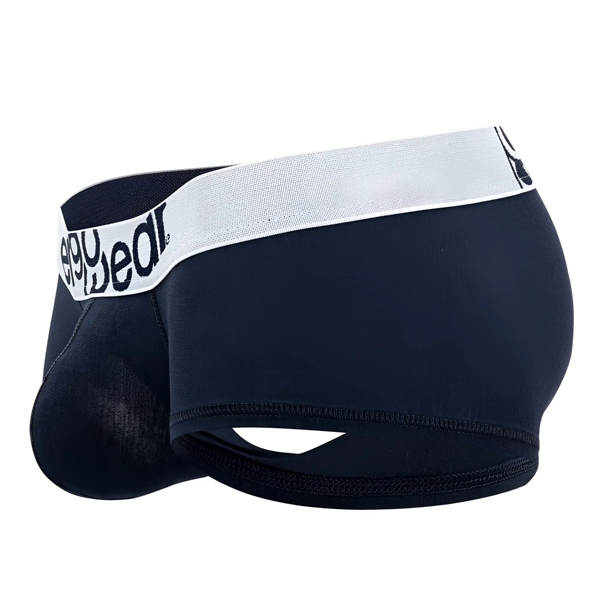 Ergowear ew1472 max cotton navy blue trunks with black eeyewear logo on white elastic waistband