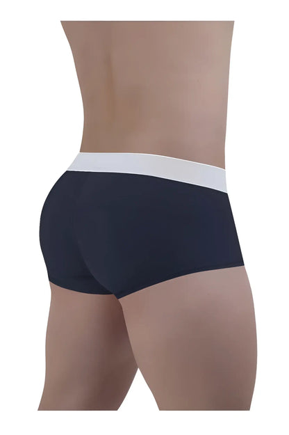 Black briefs with a white waistband made of cotton from ergowear ew1472 max trunks in navy blue color