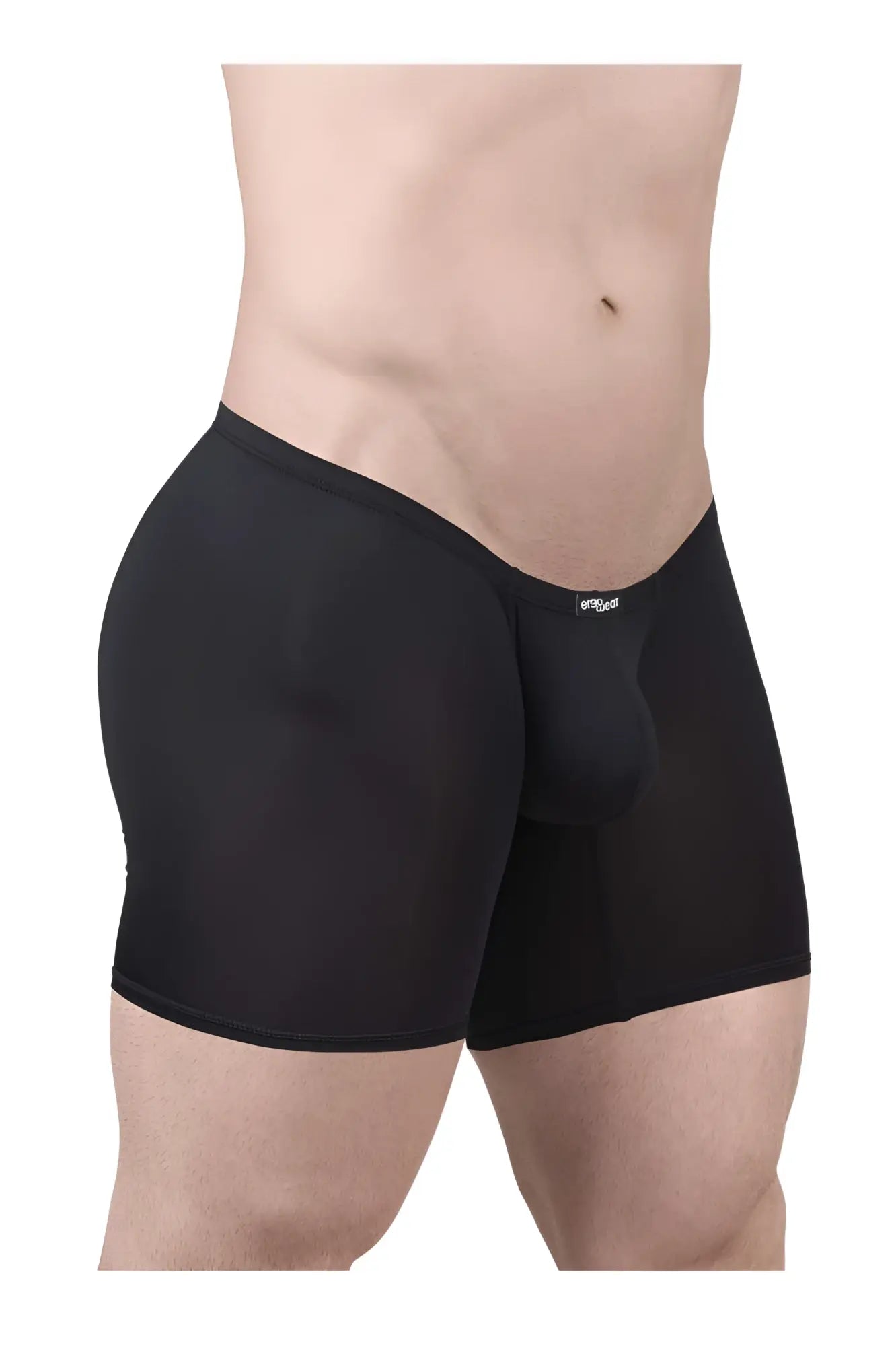 Black ergowear ew1702 x4d boxer briefs with supportive pouch and elastic waistband for comfortable fit