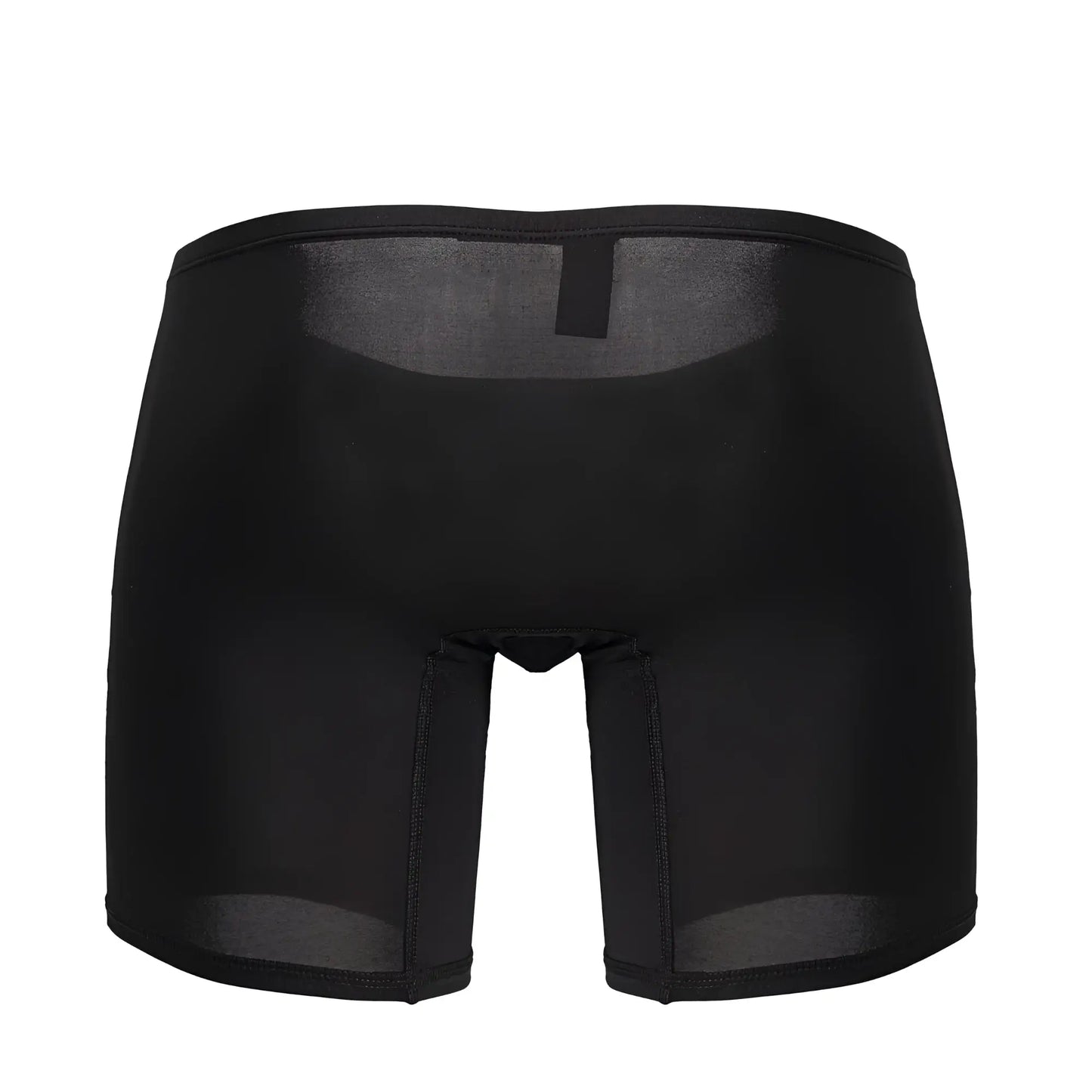 Black ergoWear ew1702 x4d boxer briefs showing the back with mesh panels on sides and back for breathability