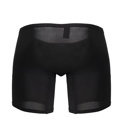 Black ergoWear ew1702 x4d boxer briefs showing the back with mesh panels on sides and back for breathability