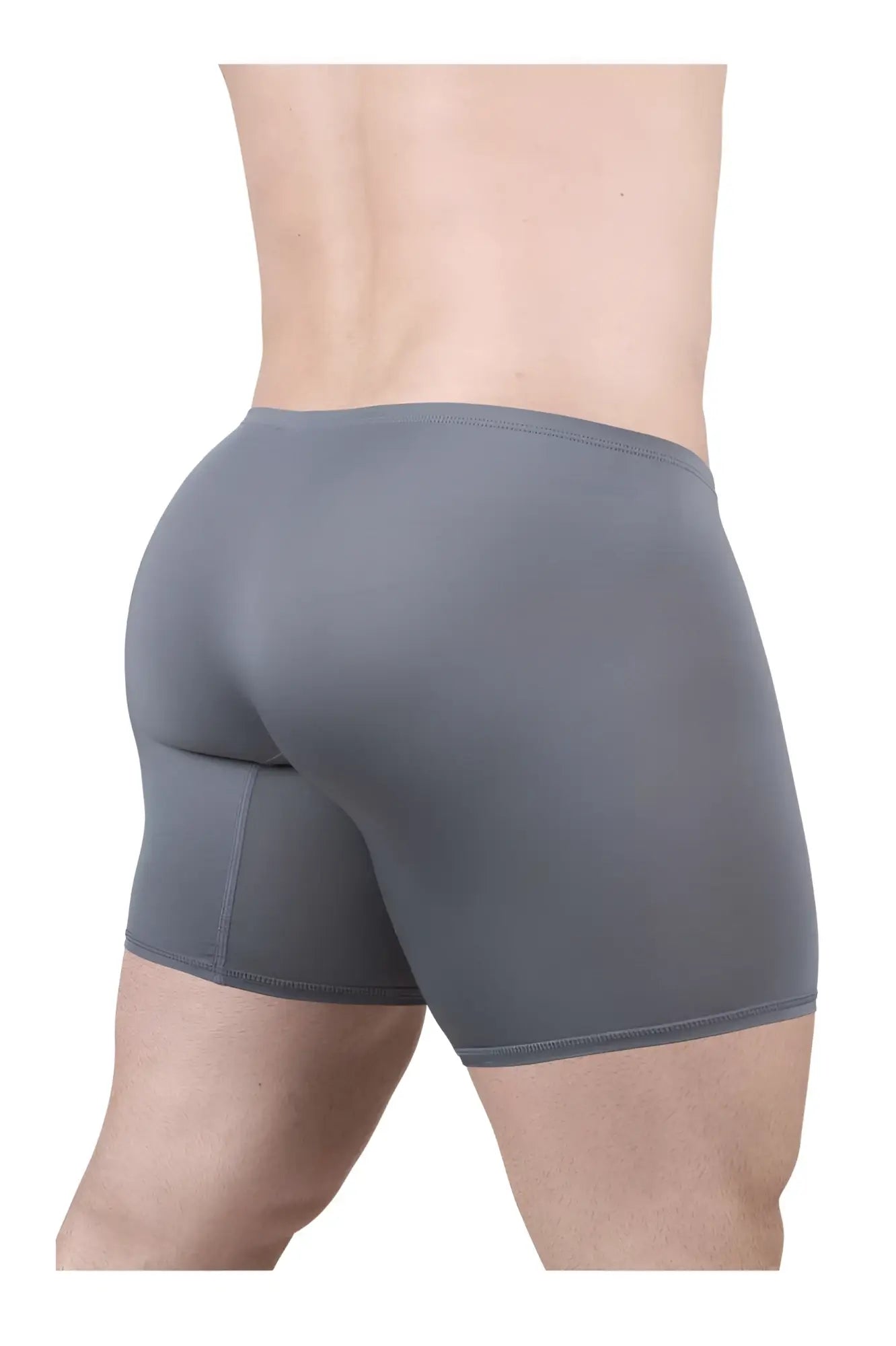Gray ergowear ew1706 x4d boxer briefs with smooth form-fitting fabric and subtle seam detailing in gray color