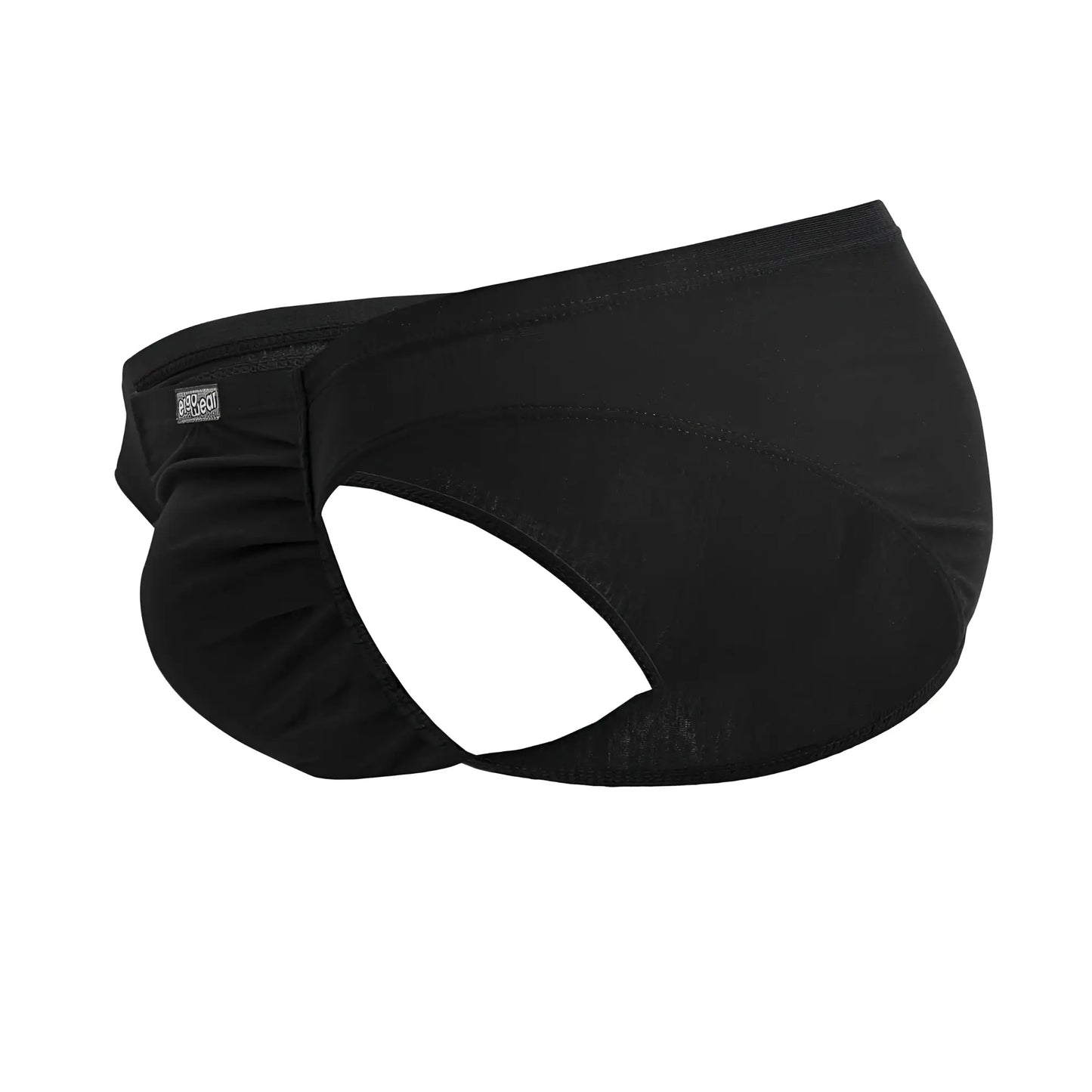 Black ergowear ew1727 feel gr8 cotton bikini briefs with contoured design and elastic waistband