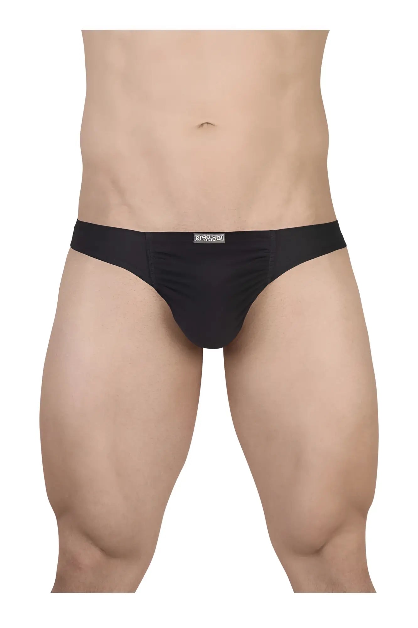 ErgoWear EW1727 feel gr8 black cotton bikini briefs with snug fit and elastic waistband for comfortable support