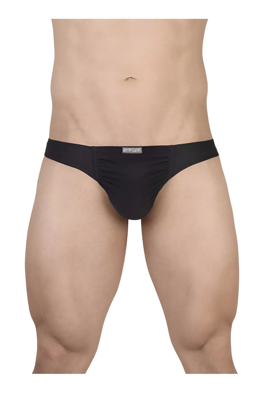 ErgoWear EW1727 feel gr8 black cotton bikini briefs with snug fit and elastic waistband for comfortable support