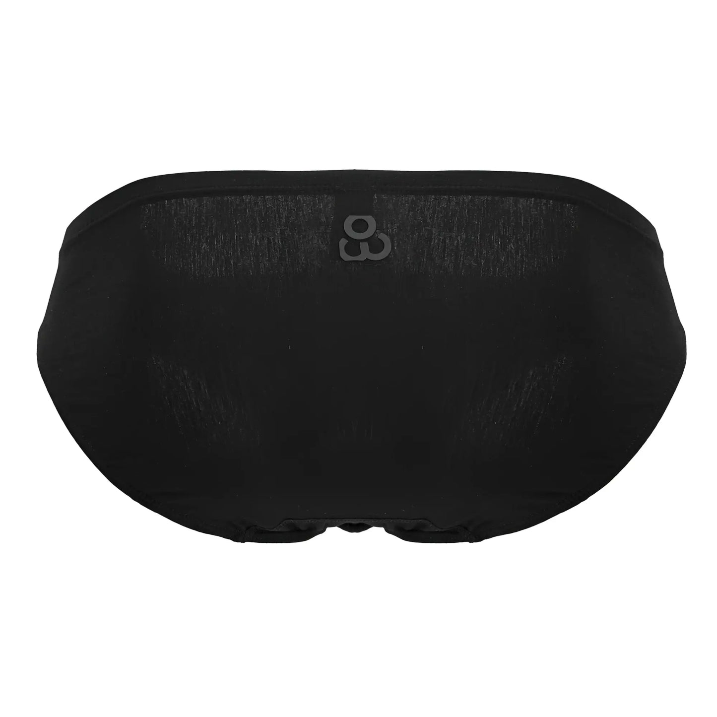 Black mesh sleep mask with subtle gray logo on forehead area from ergowear ew1727 feel gr8 cotton bikini collection