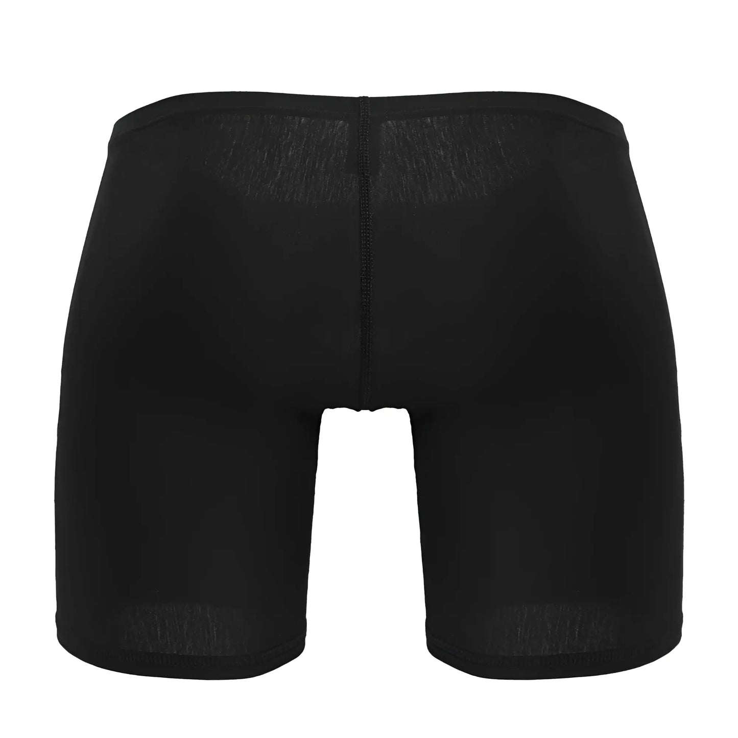 Black ergoWear ew1729 feel gr8 cotton boxer briefs back side showing mesh panel and reinforced stitching seams