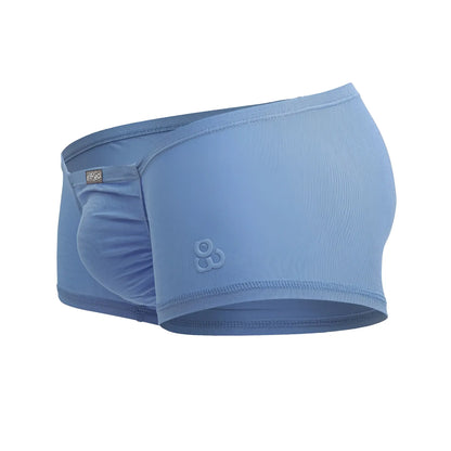 Light blue ergoWear ew1732 feel gr8 cotton trunks with soft texture and subtle embossed logo on the side