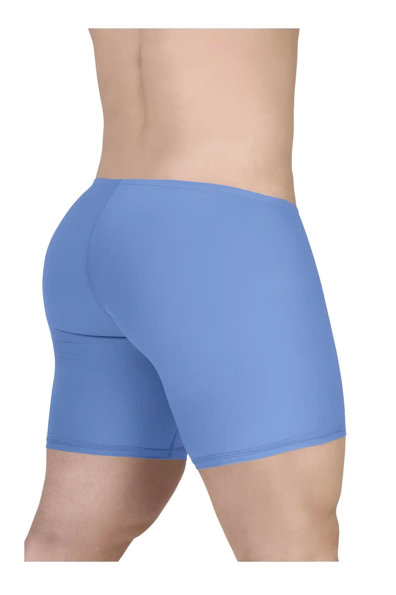 Blue men’s briefs ergo wear ew1733 feel gr8 cotton boxer briefs light blue with smooth fabric and elastic waistband