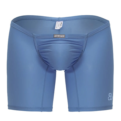 Light blue ergowear ew1733 feel gr8 cotton boxer briefs with snug fit and elastic waistband featuring ergo logo
