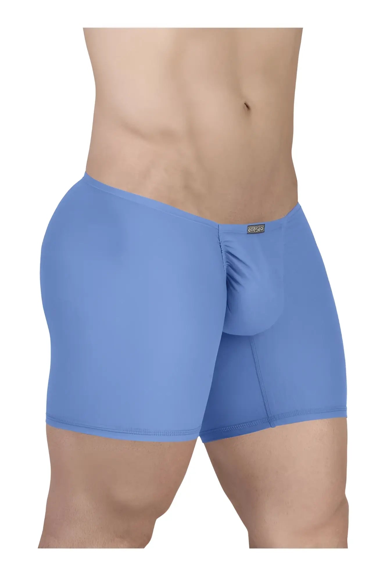 Light blue cotton ergoWear EW1733 FEEL GR8 men’s boxer briefs with supportive pouch and elastic waistband