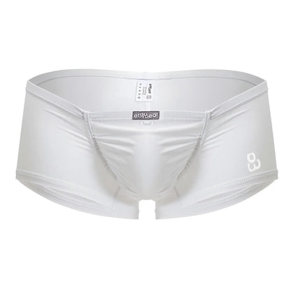 White ergonomic cotton briefs with sleek form fitting design and subtle gray stitching ergoWear EW1736 FEEL GR8