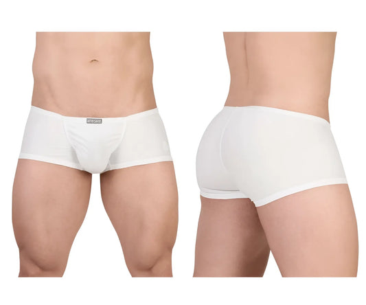 White men’s cotton briefs ergo wear ew1736 feel gr8 with smooth form-fitting design and subtle waistband brand tag