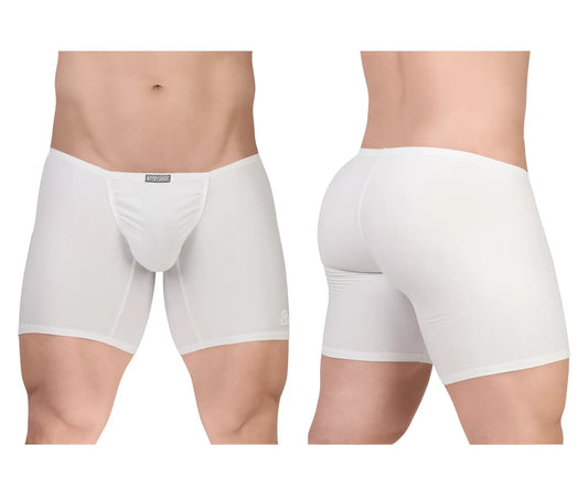 White ergoWear EW1737 feel GR8 cotton boxer briefs with supportive fit and subtle waistband branding