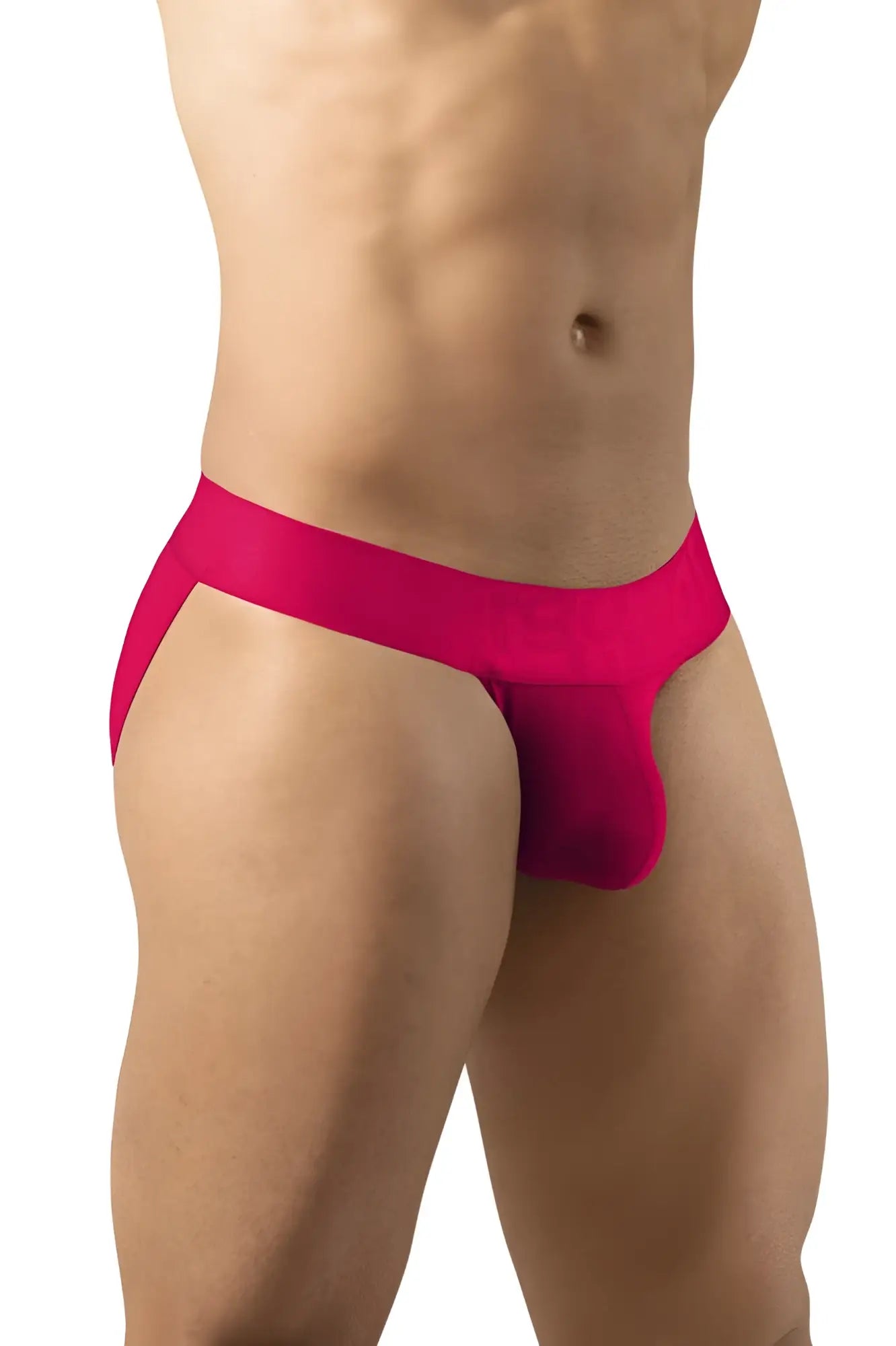 Bright fuchsia ergo wear ew1743 max bold bikini briefs with smooth seamless fabric design for men